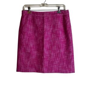 Banana republic pink tweed link mini skirt. Size‎ 6
